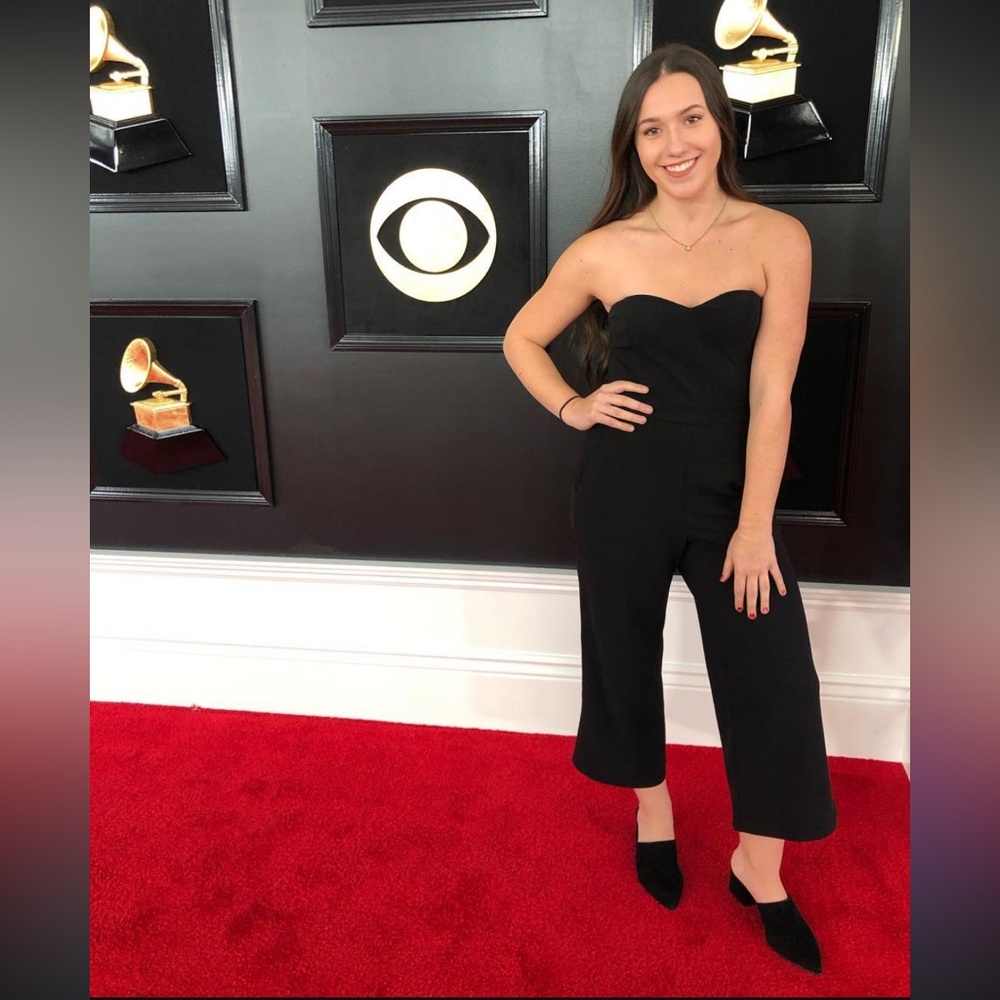 Express - Elegant Black Strapless Jumpsuit - Size 4